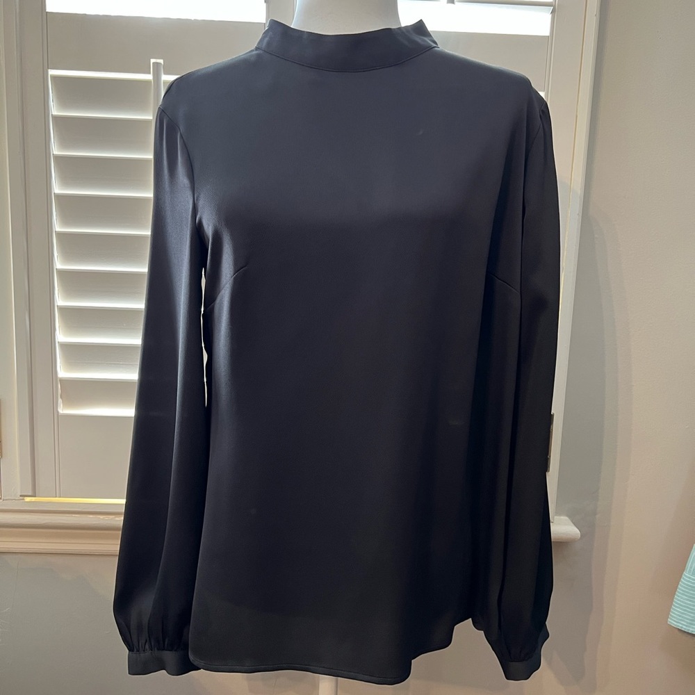 Banana Republic Mock Neck Long Sleeve Blouse (M)